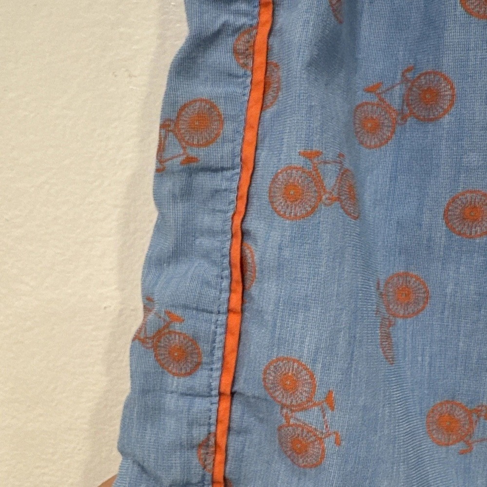 GapBody Pajama Shorts Womens Size Small Bicycle Print Drawstring Cotton - Picture 4 of 7